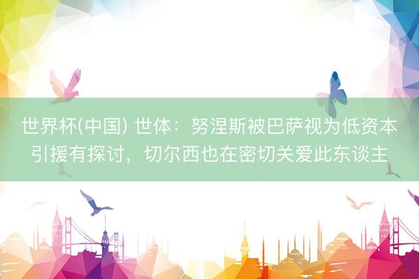 世界杯(中国) 世体:努涅斯被巴萨视为低资本引援有探讨,切尔西也在密切关爱此东谈主